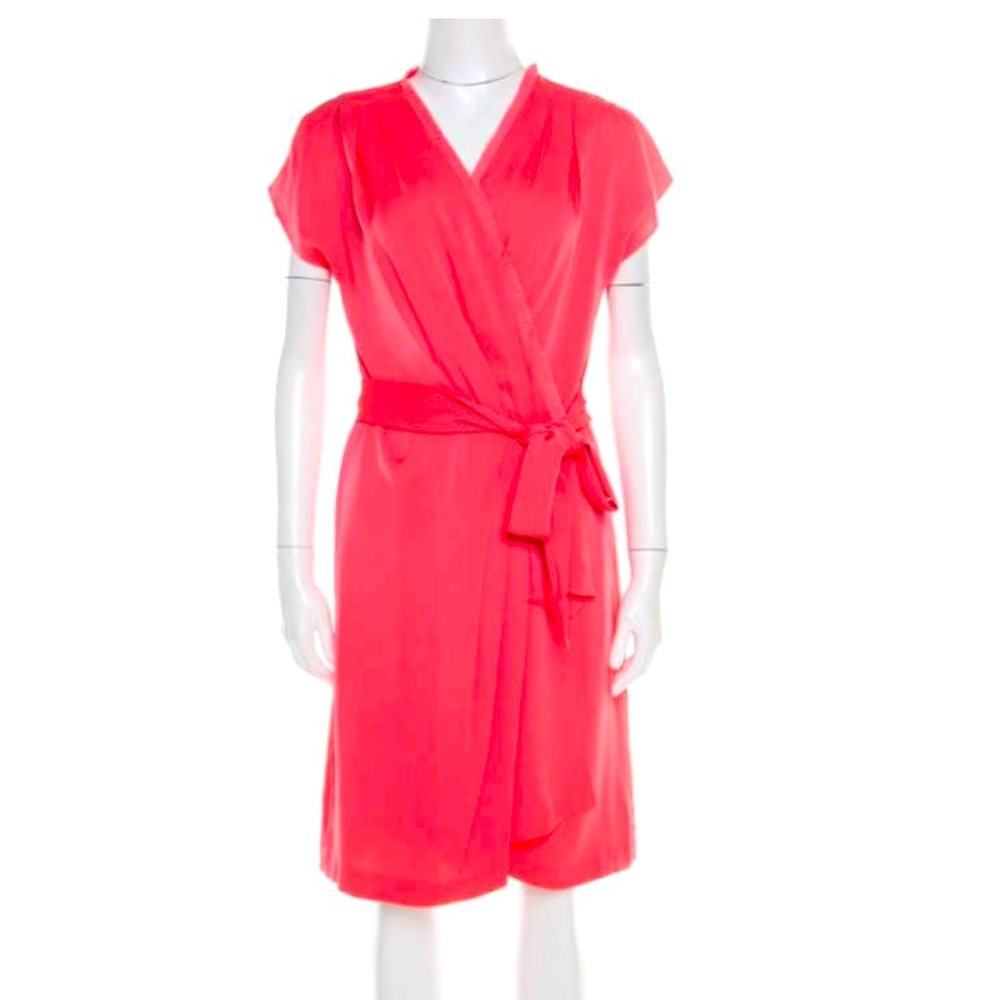 DVF Mateo Silk belted dress